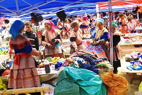 Sapa Tour: Cat Cat, Ham Rong, marché de tribu Bac Ha